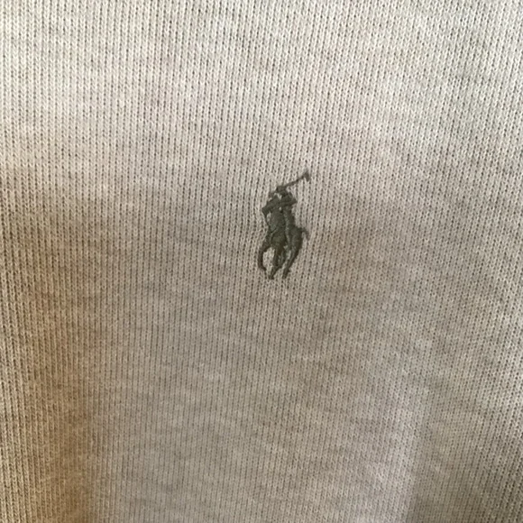 Polo Ralph Lauren Men’s Tan 1/4 Zip Long Sleeve Pullover.  Size XL - Picture 3 of 7
